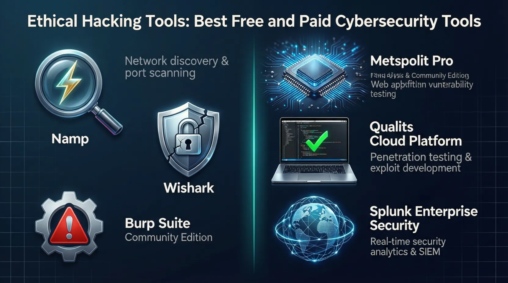 Ethical Hacking Tools: Best Free and Paid Cybersecurity Testing 
