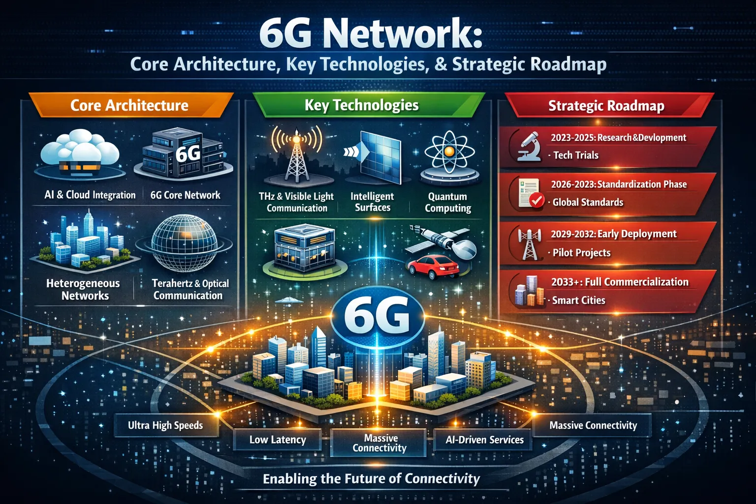 6G Network: Core Architecture, Key Technologies, and Strategic Roadmap