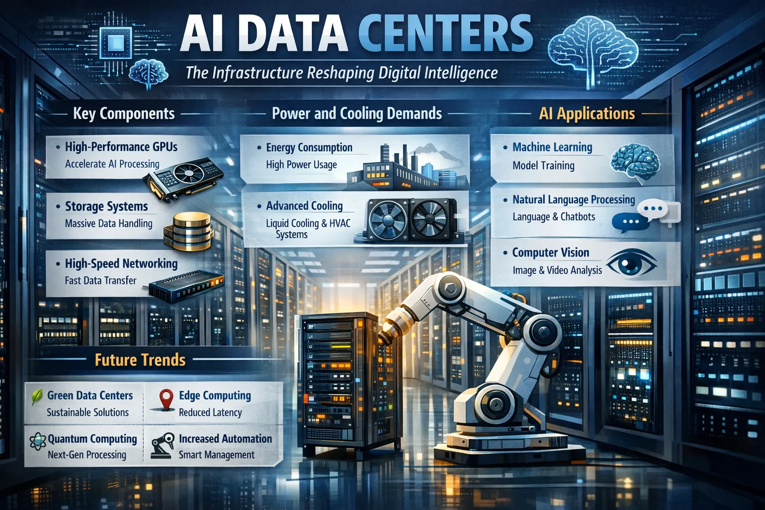 AI Data Centers: The Infrastructure Reshaping Digital Intelligence