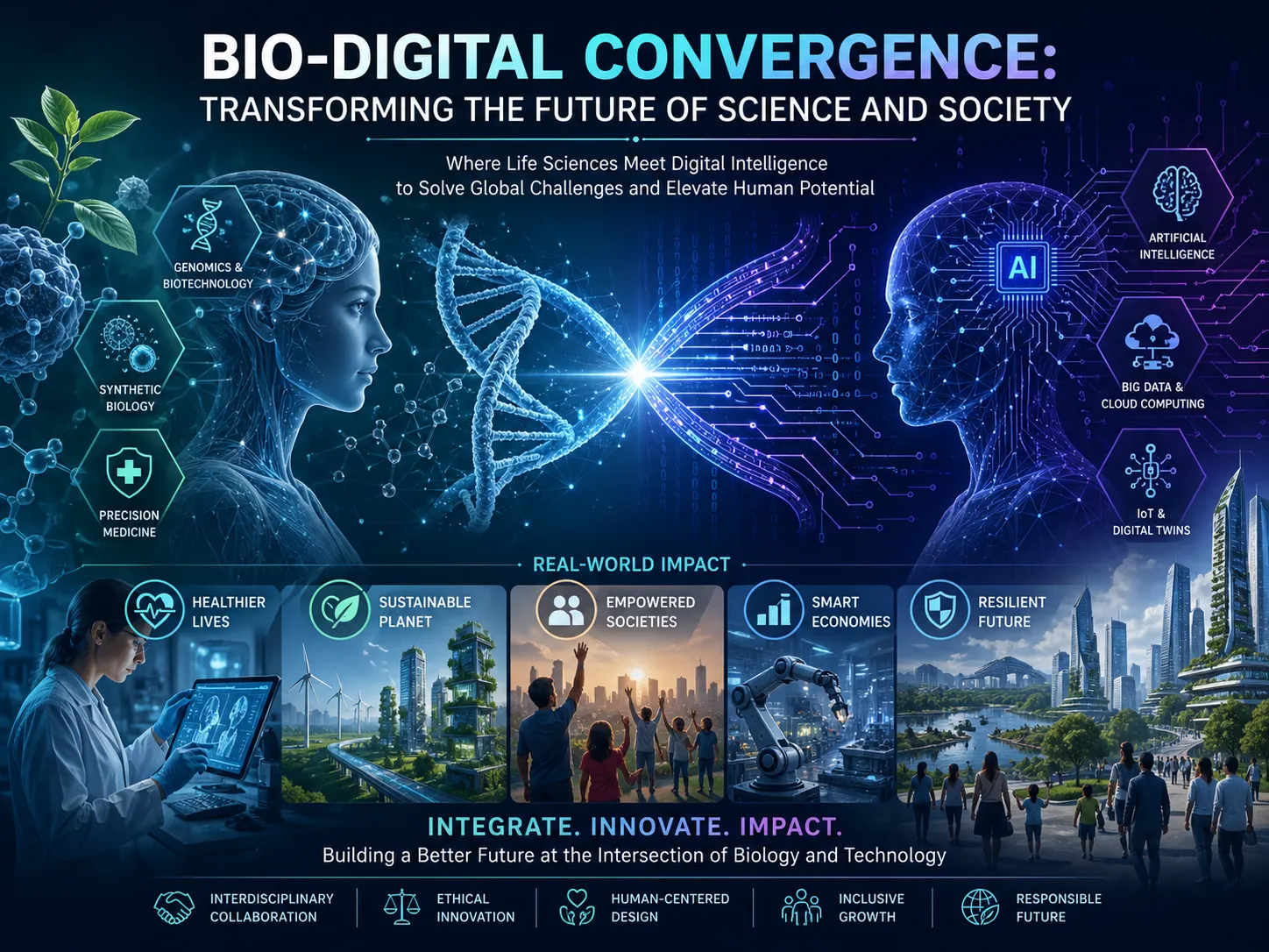 Bio-Digital Convergence: Transforming the Future of Science and Society