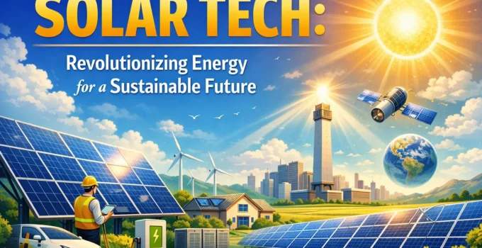 Solar Tech: Revolutionizing Energy for a Sustainable Future