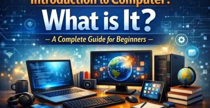 Introduction to Computer: What is It?- A Complete Guide for Beginners