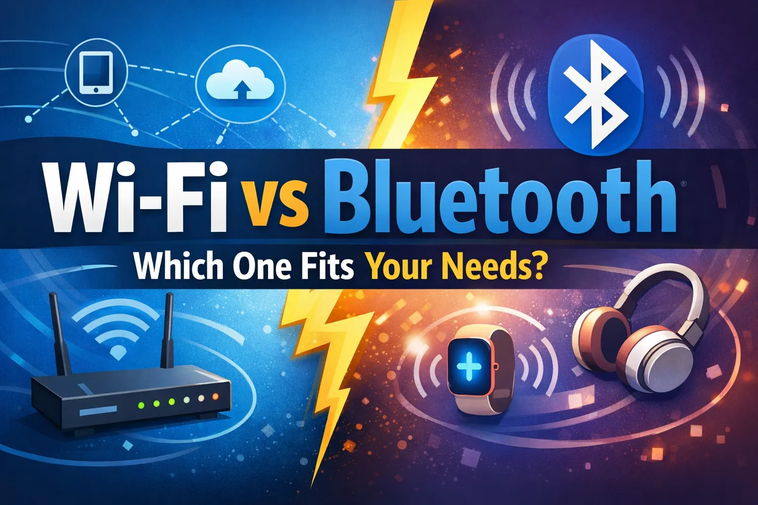 Wi-Fi vs Bluetooth: Which One Fits Your Needs?