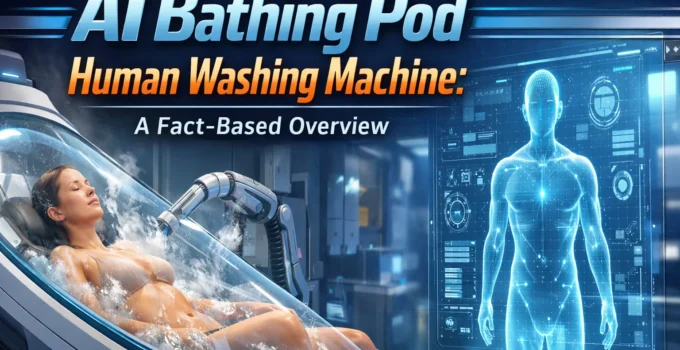 AI Bathing Pod Human Washing Machine: A Fact-Based Overview
