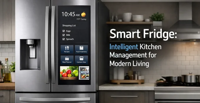 Smart Fridge: Intelligent Kitchen Management for Modern Living