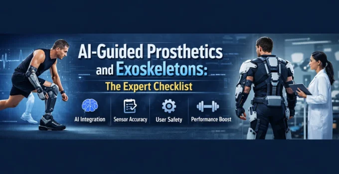 AI-Guided Prosthetics and Exoskeletons: The Expert Checklist