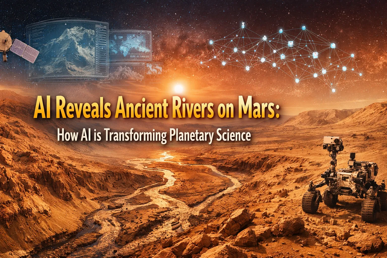 AI Reveals Ancient Rivers on Mars: How AI Transforming Planetary Science