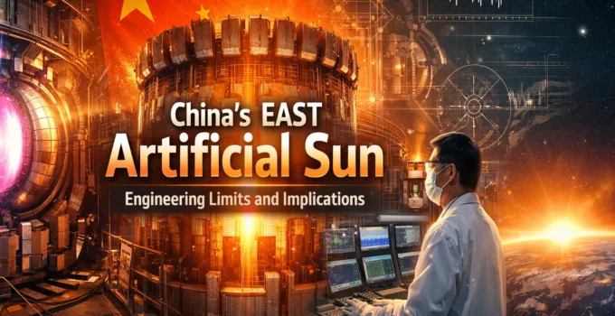 China's EAST Artificial Sun: Engineering Limits and Implications