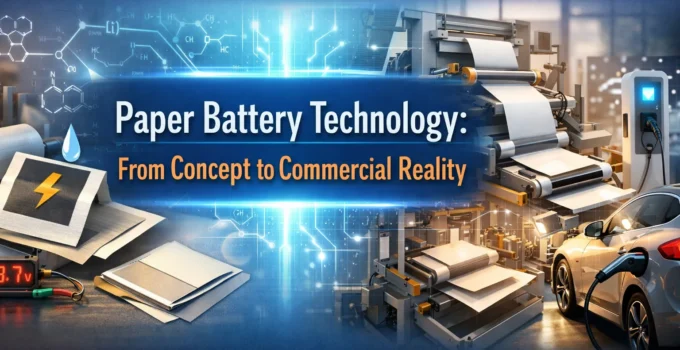 Paper Battery Technology: From Concept to Commercial Reality
