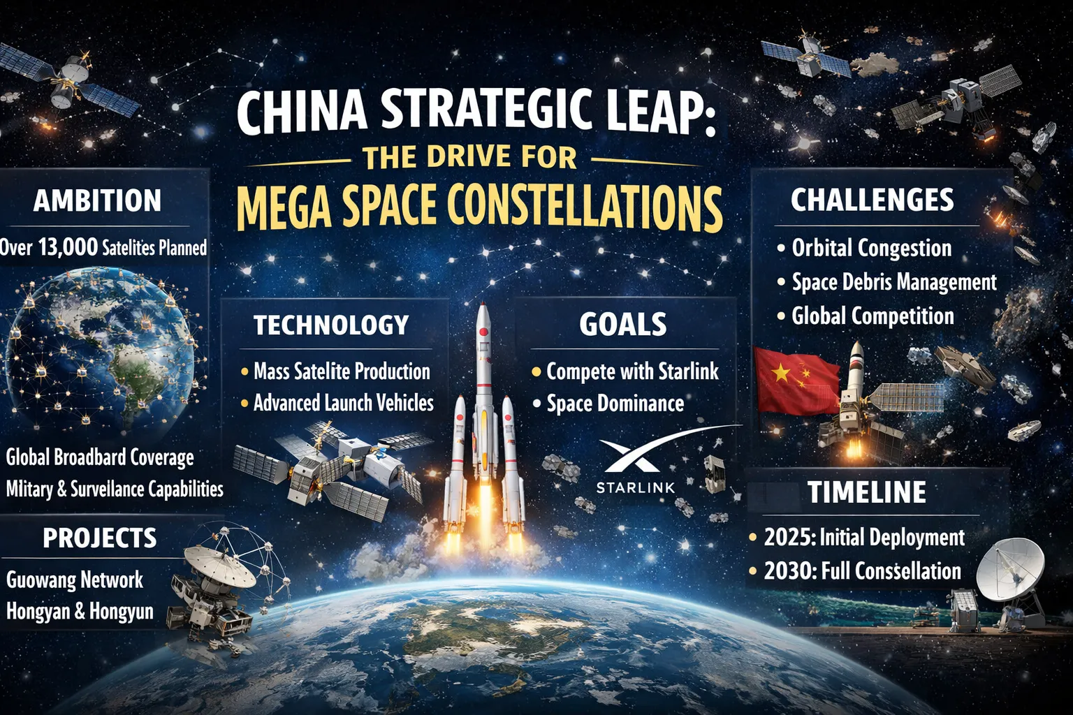 China Strategic Leap: The Drive for Mega Space Constellations