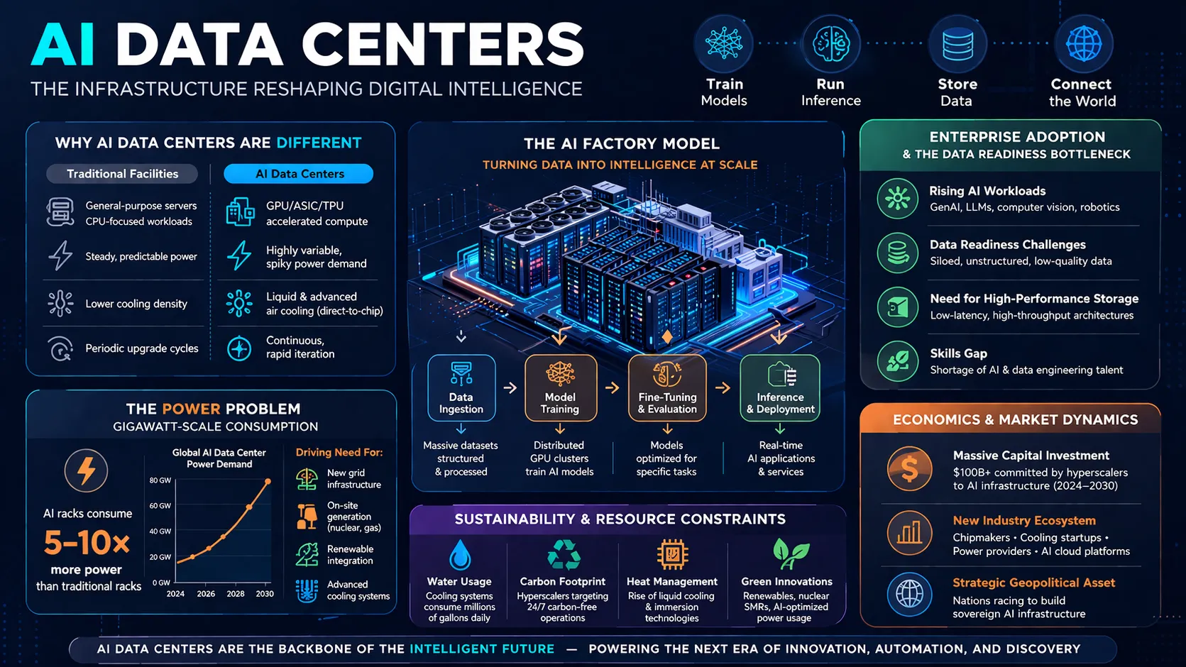 AI Data Centers: The Infrastructure Reshaping Digital Intelligence