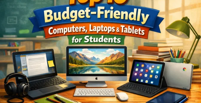 Top 10 Budget-Friendly Computers, Laptops & Tablets for Students
