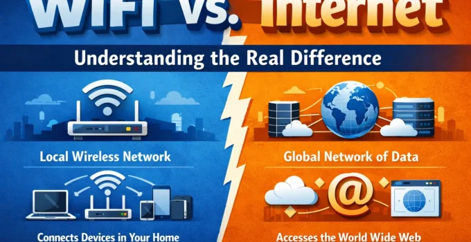 WiFi vs Internet: Understanding the Real Difference