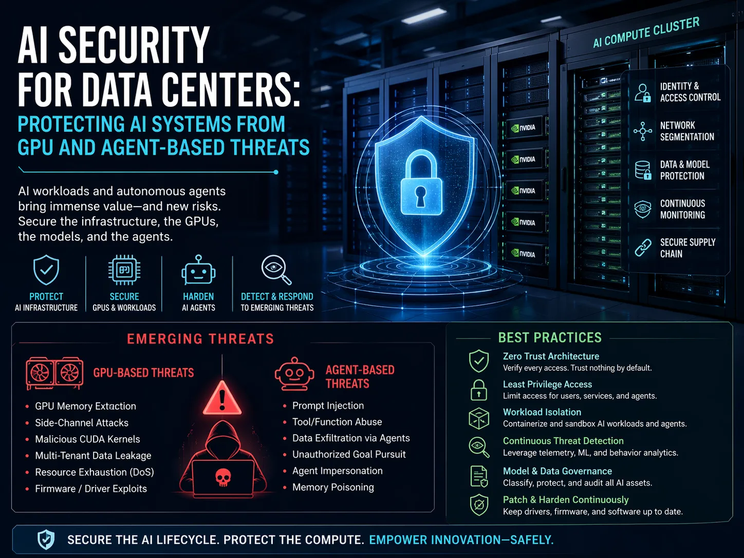 AI Security for Data Centers: Protecting AI Systems from GPU and Agent-Based Threats