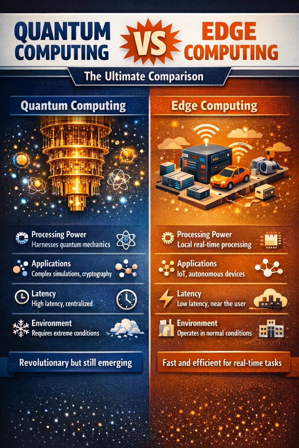 Quantum Computing vs Edge Computing: The Ultimate Comparison