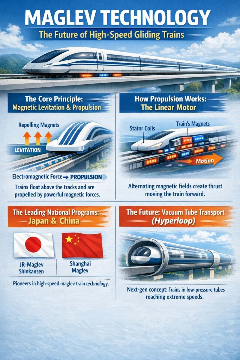 Maglev Technology: The Future of High-Speed Gliding Trains