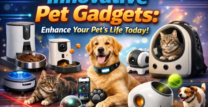 Innovative Pet Gadgets: Enhance Your Pet's Life Today!