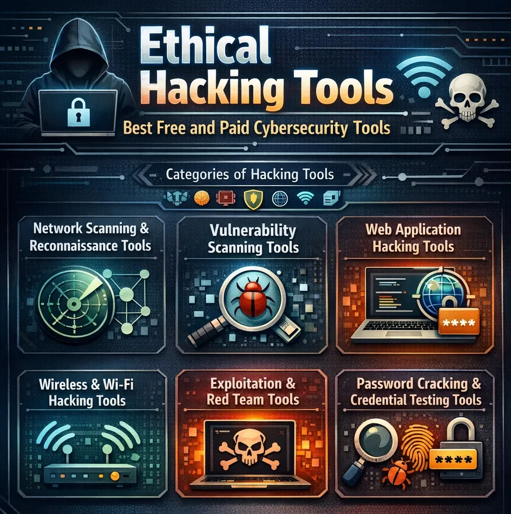 Ethical Hacking Tools: Best Free and Paid Cybersecurity Testing 