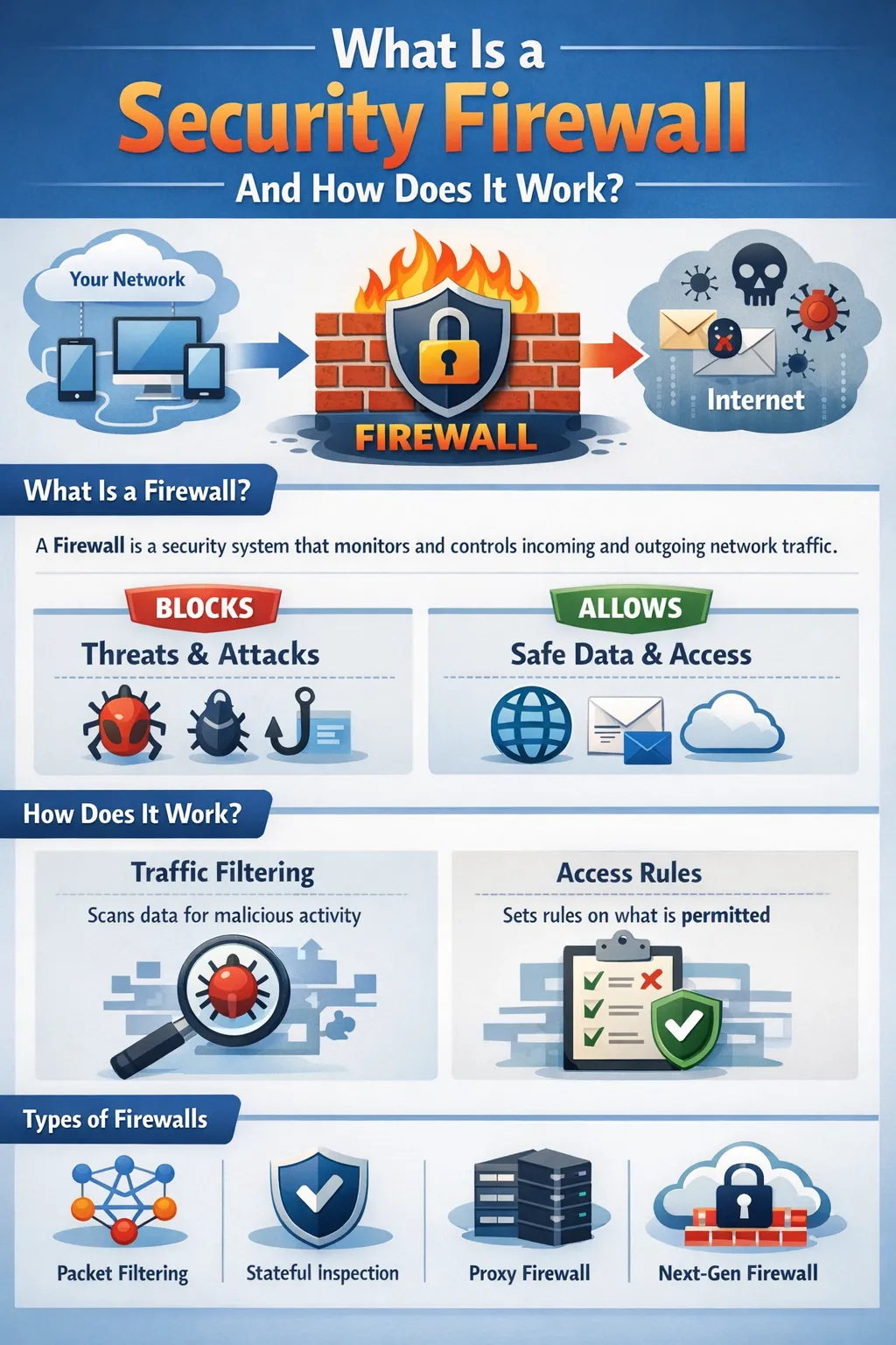 What Is a Security Firewall, and How Does It Work?