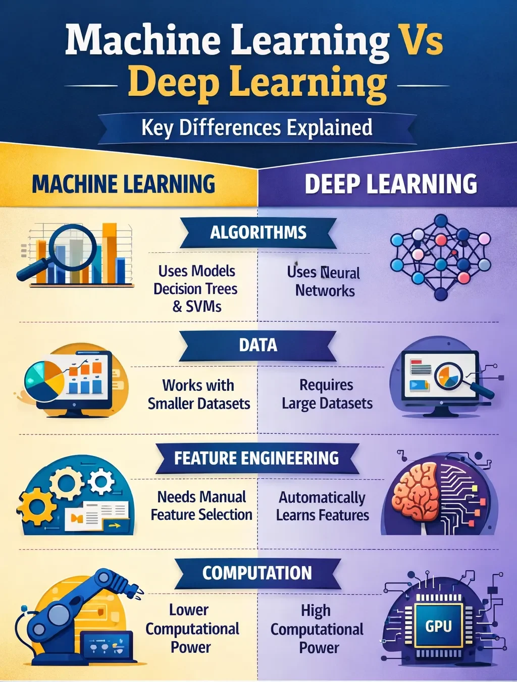 Machine Learning Vs Deep Learning: Key Differences Explained