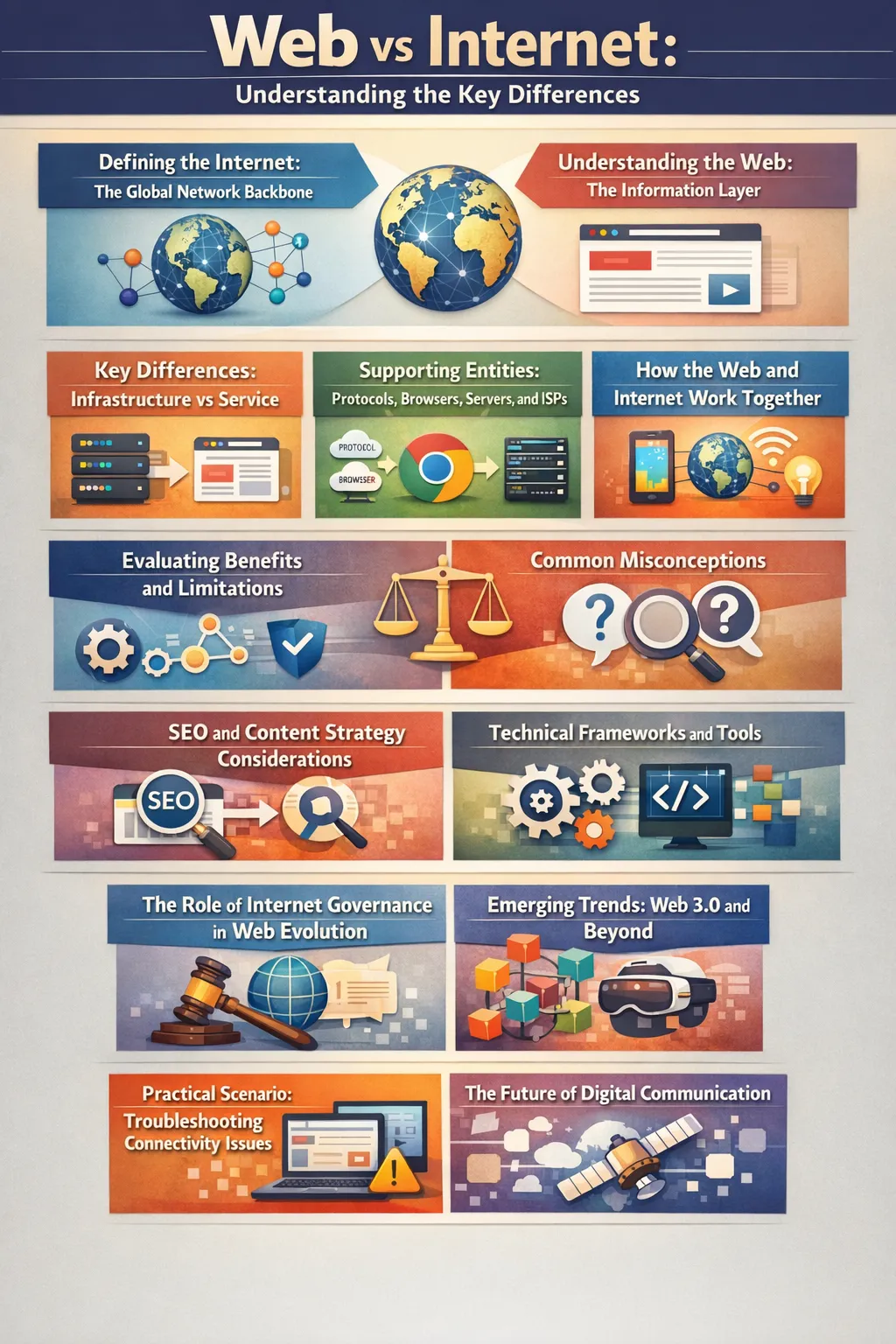 Web vs Internet: Understanding the Key Differences