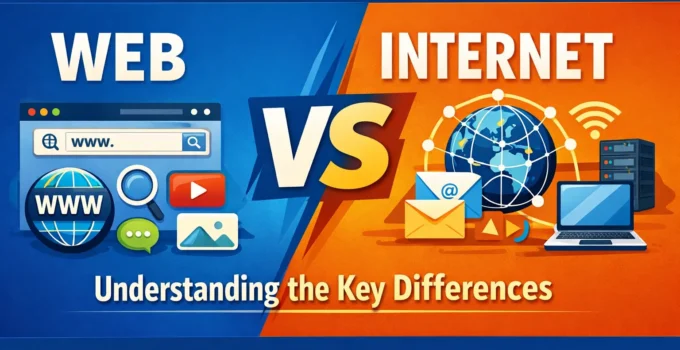 Web vs Internet: Understanding the Key Differences