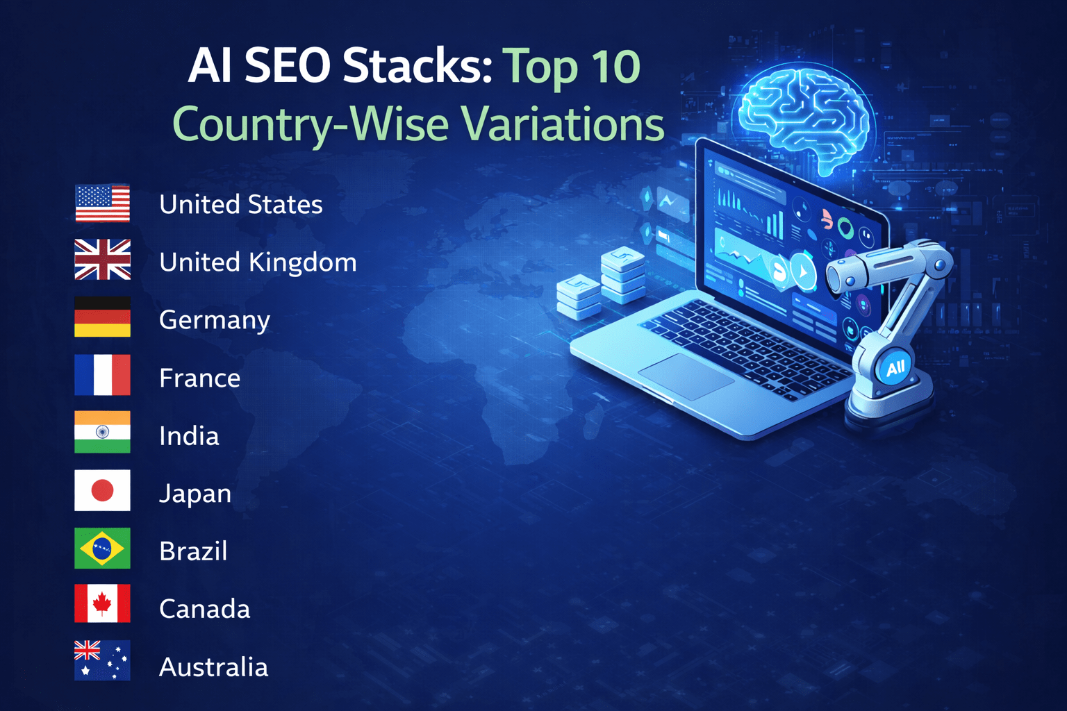 AI SEO Stacks: Top 10 Country-Wise Variations