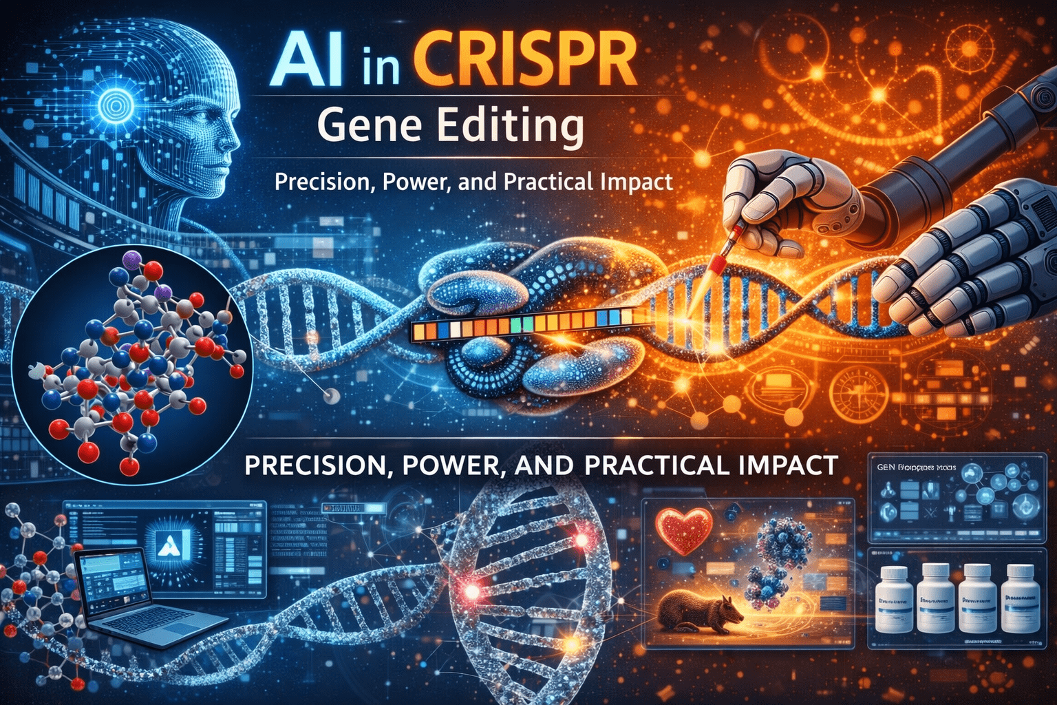 AI in CRISPR Gene Editing: Precision, Power, and Practical Impact