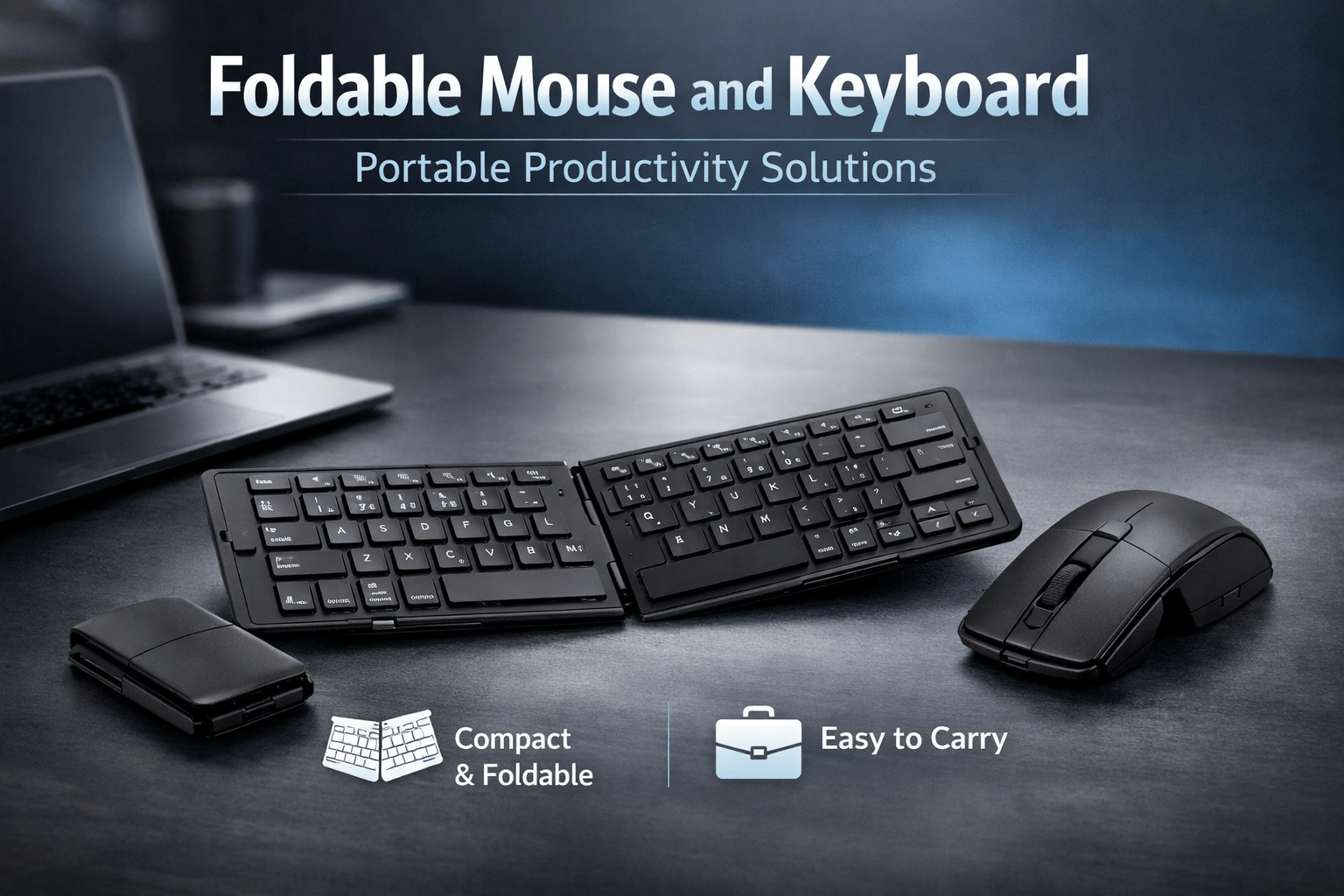Foldable Mouse and Keyboard: Portable Productivity Solutions