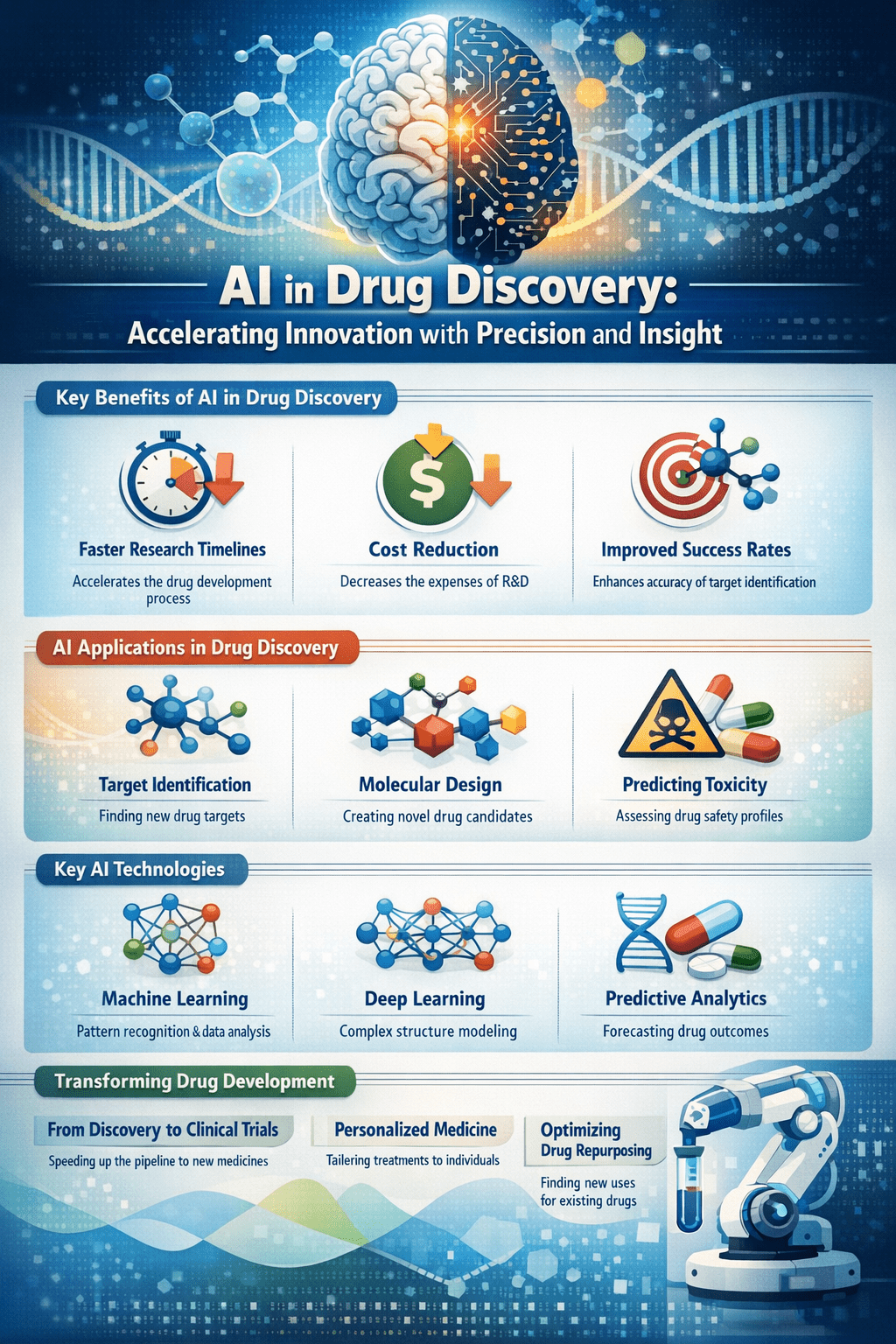 AI in Drug Discovery: Accelerating Innovation with Precision and Insight
