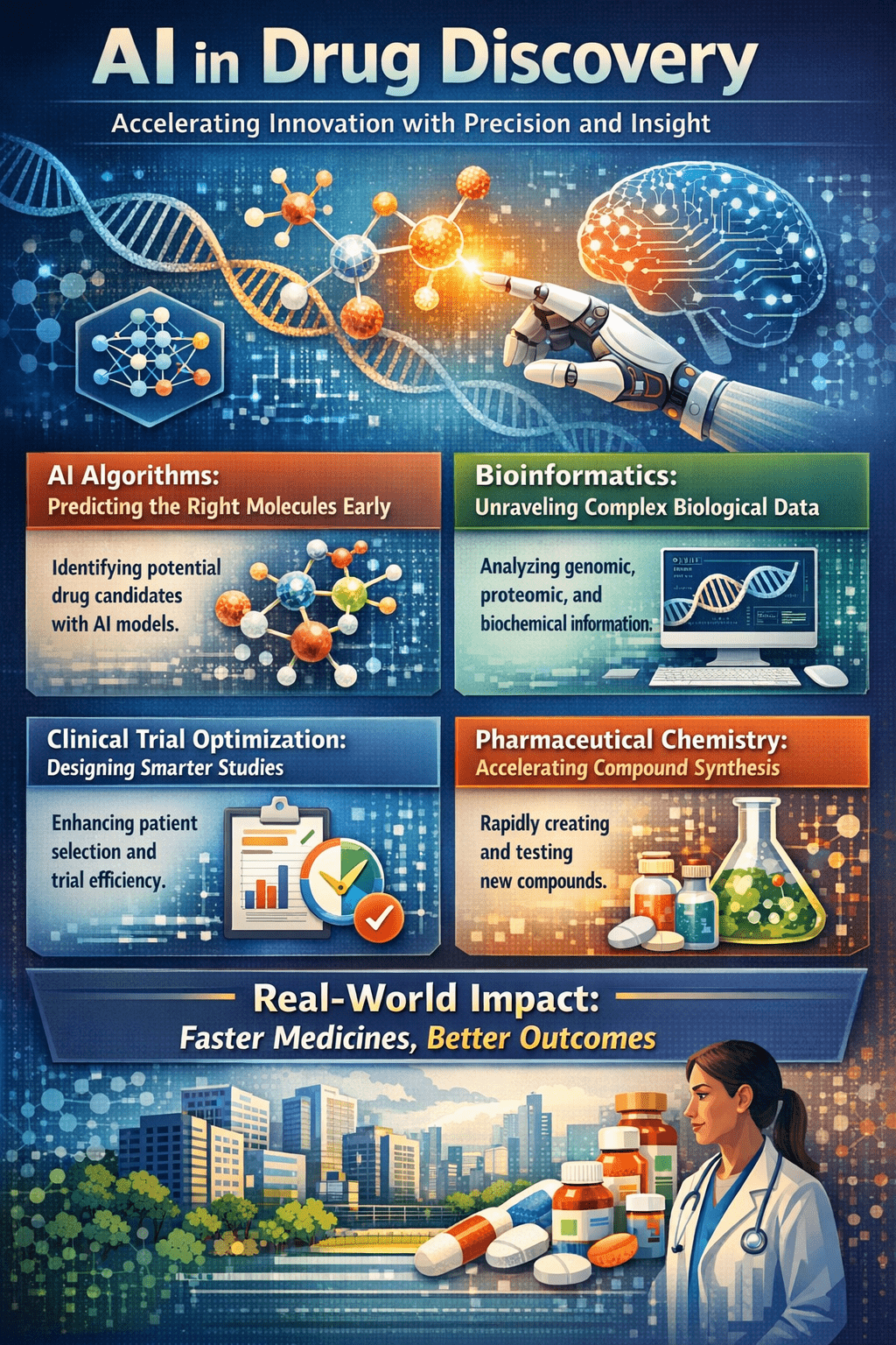 AI in Drug Discovery: Accelerating Innovation with Precision and Insight