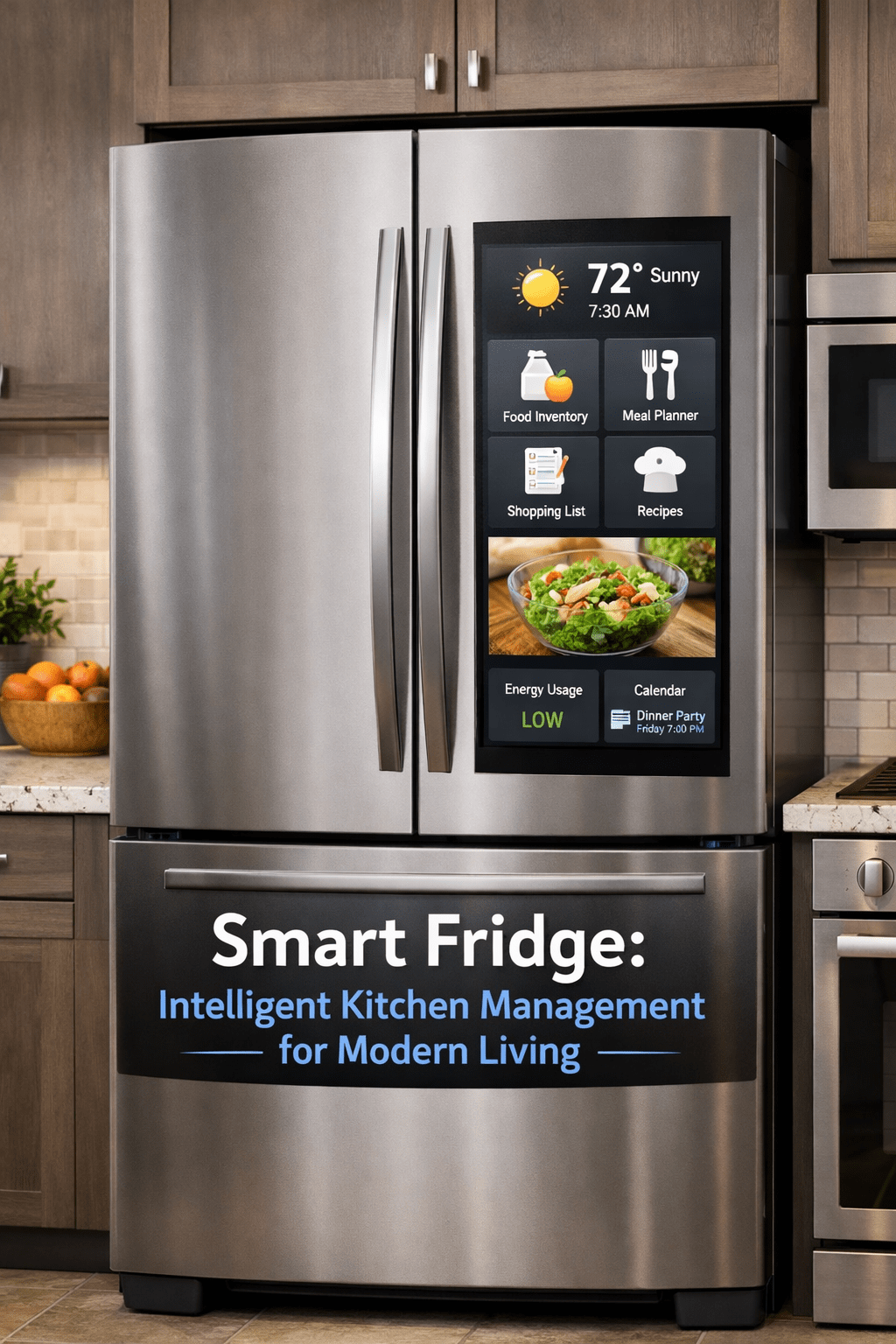 Smart Fridge: Intelligent Kitchen Management for Modern Living