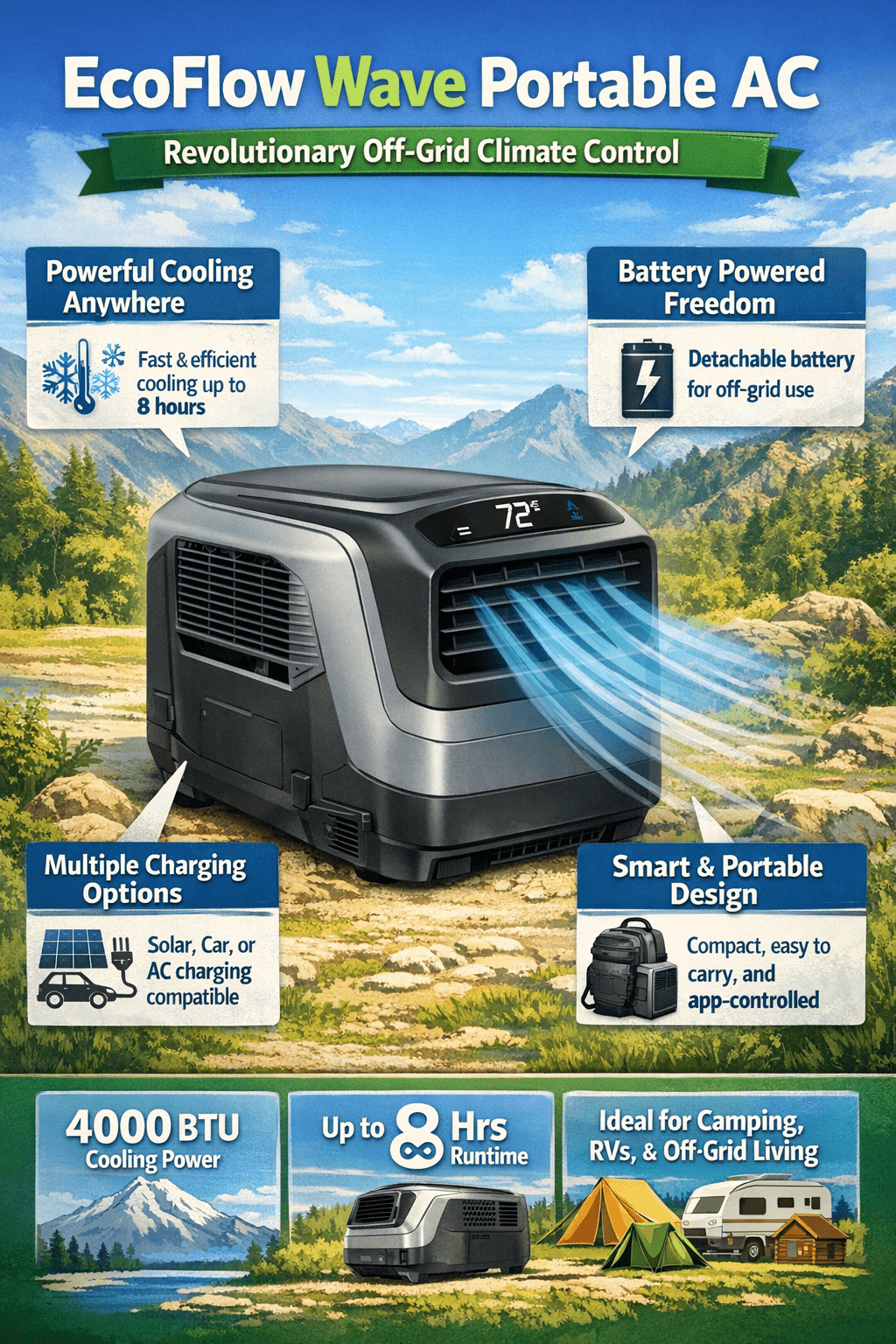 EcoFlow Wave Portable AC: Revolutionary Off-Grid Climate Control