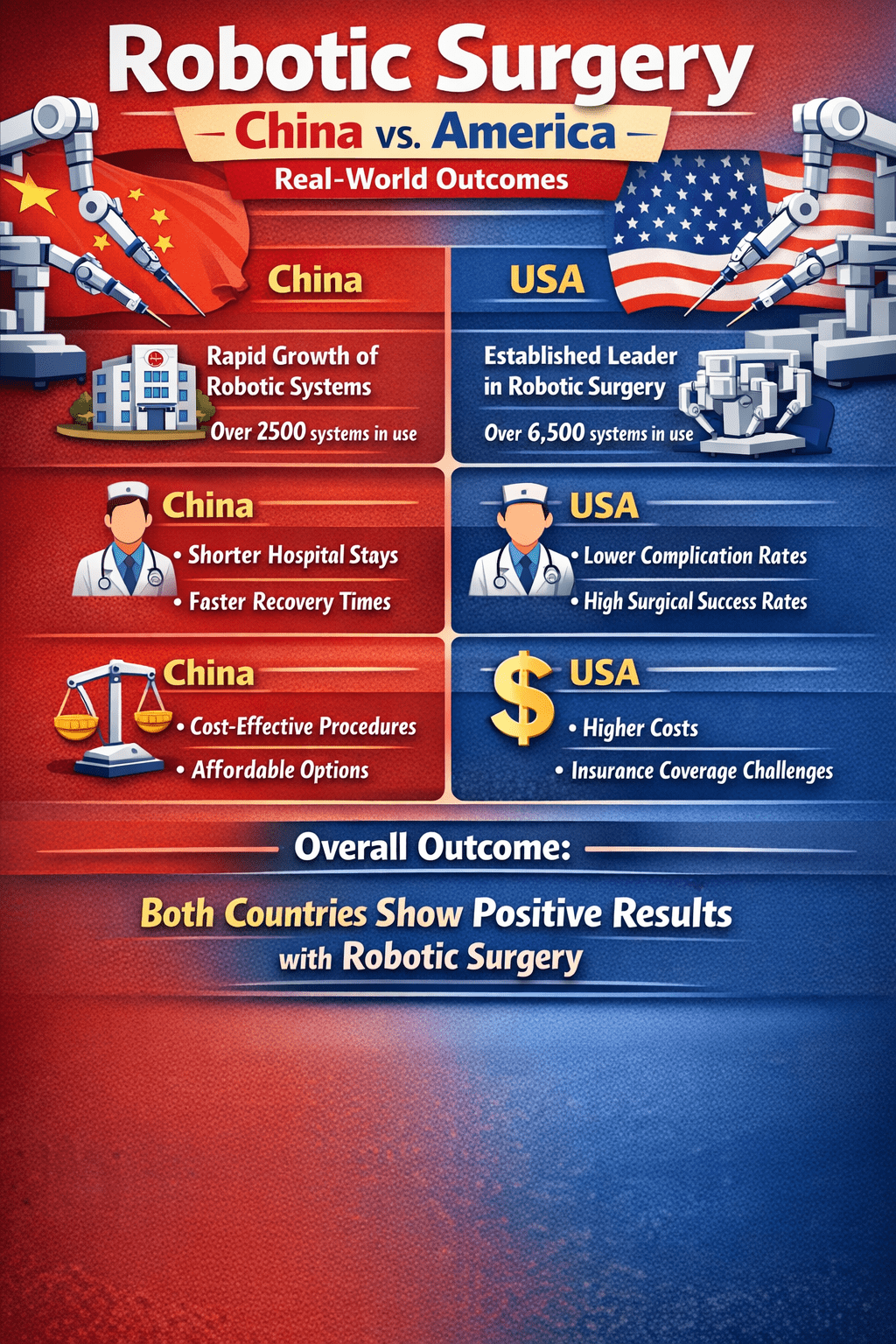 Robotic Surgery: China vs. America—Real-World Outcomes