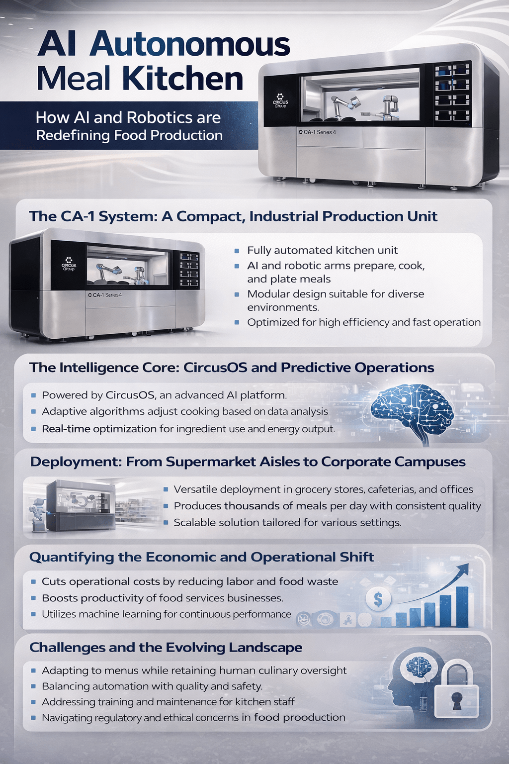 AI Autonomous Meal Kitchen: How AI and Robotics are Redefining Food Production
