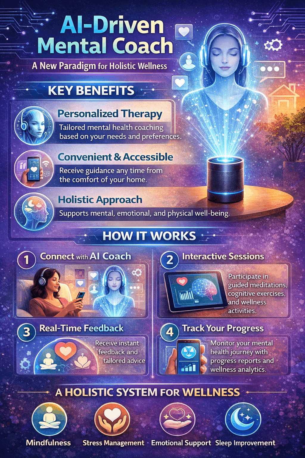 AI-Driven Mental Coach: A New Paradigm for Holistic Wellness