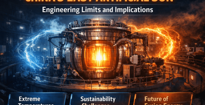 China's EAST Artificial Sun: Engineering Limits and Implications