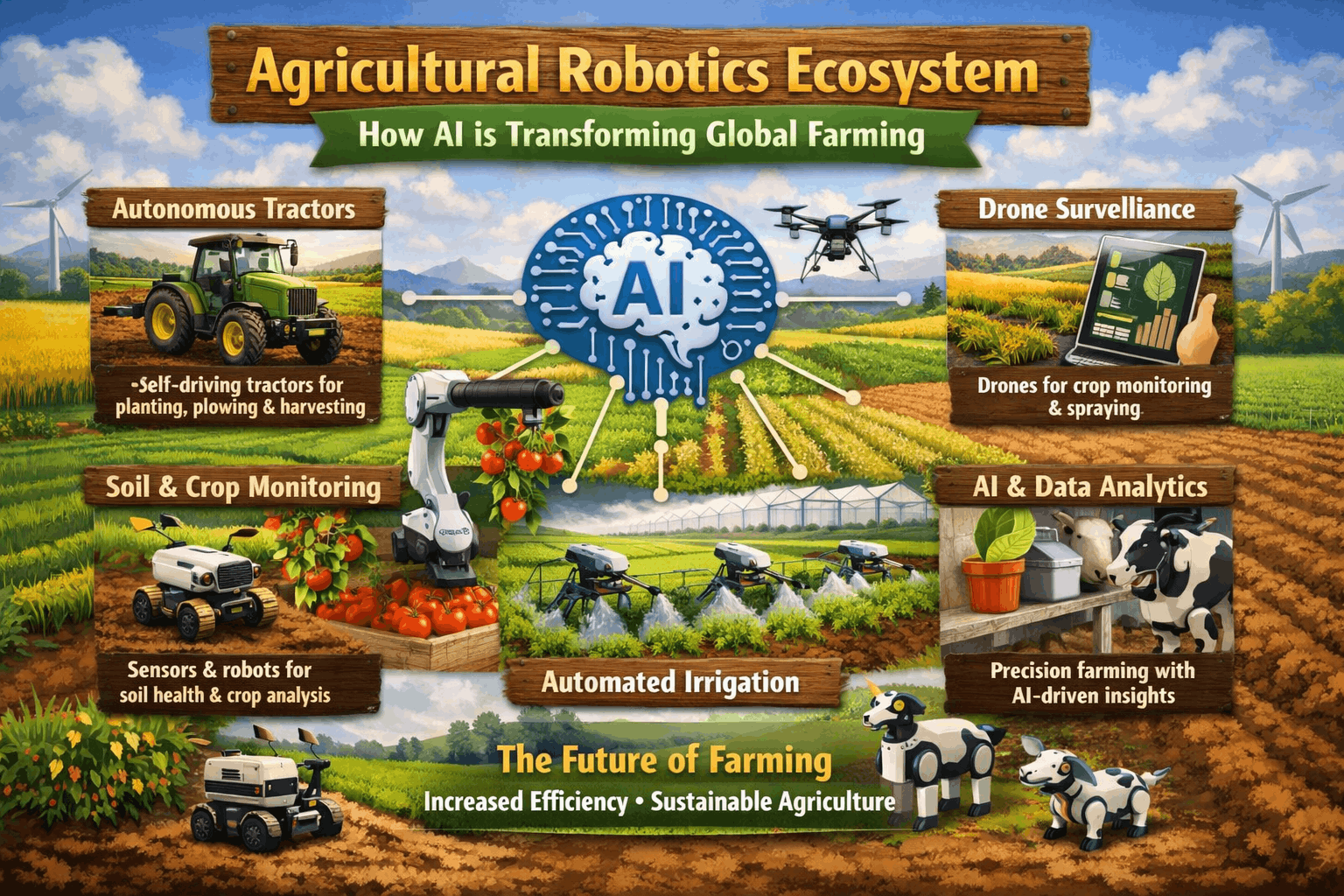 Agricultural Robotics Ecosystem: How AI Transforming Global Farming