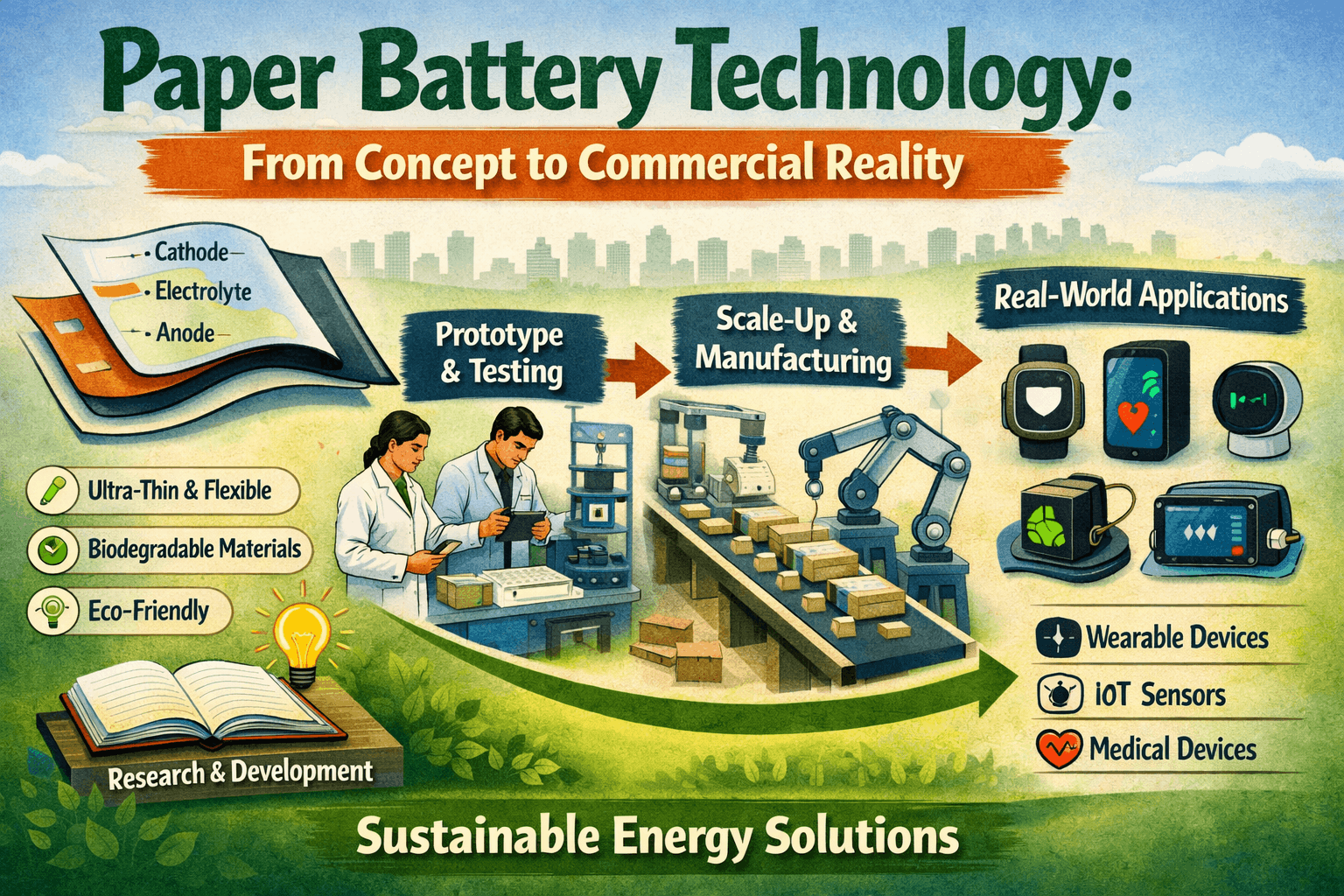 Paper Battery Technology: From Concept to Commercial Reality