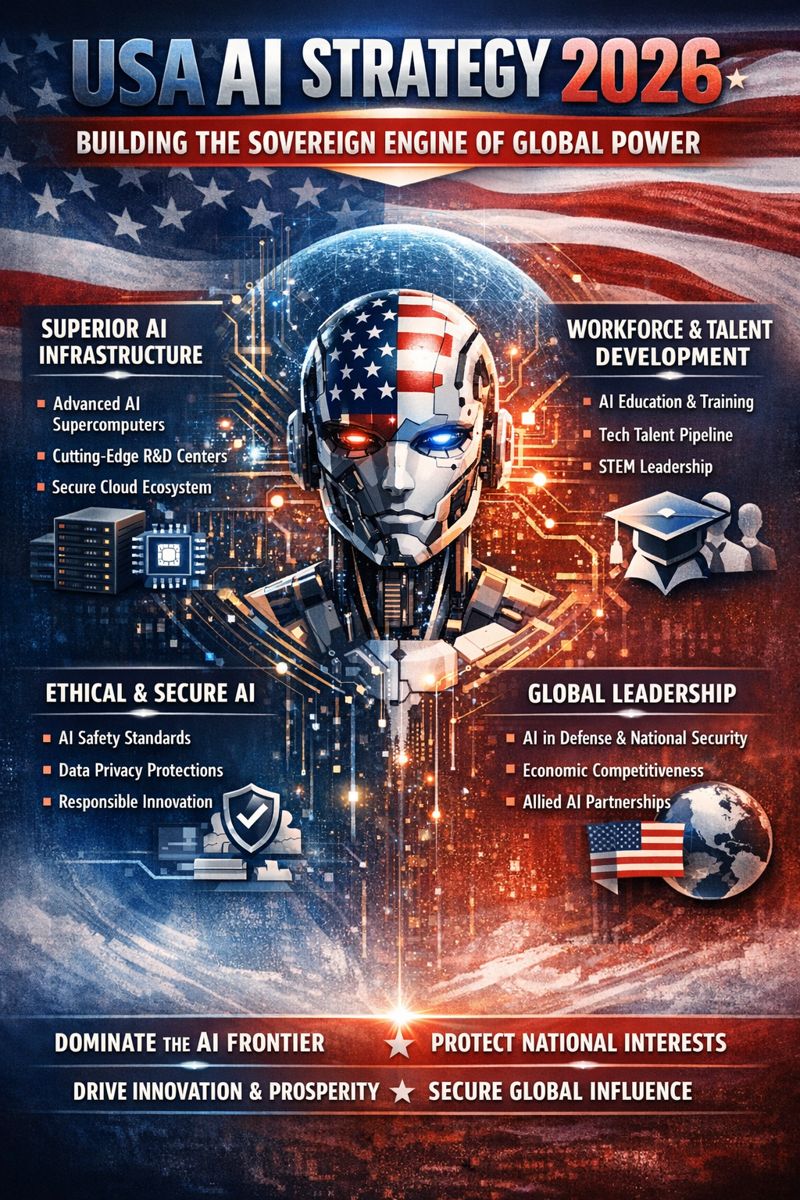 USA AI Strategy 2026: Building the Sovereign Engine of Global Power