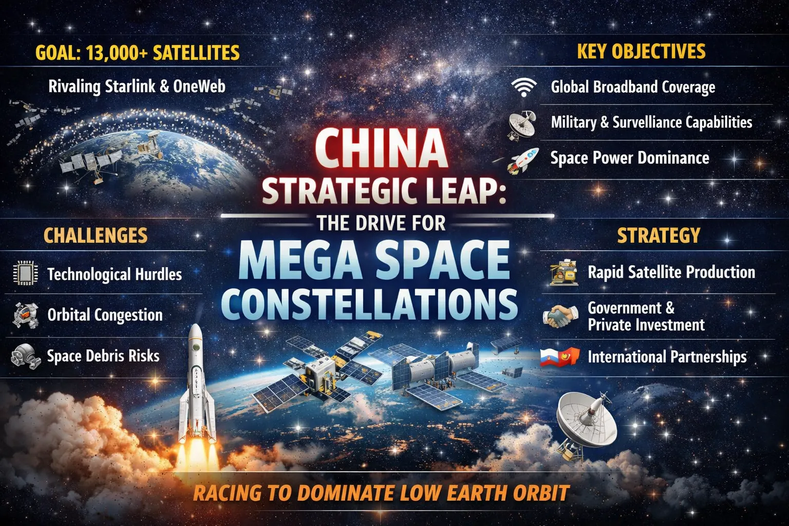 China Strategic Leap: The Drive for Mega Space Constellations