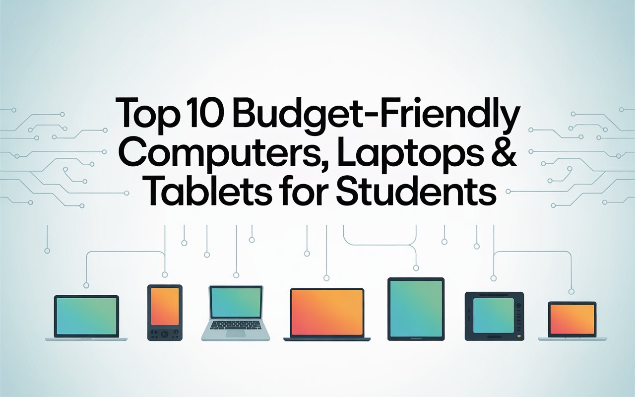 Top 10 Budget-Friendly Computers, Laptops & Tablets for Students
