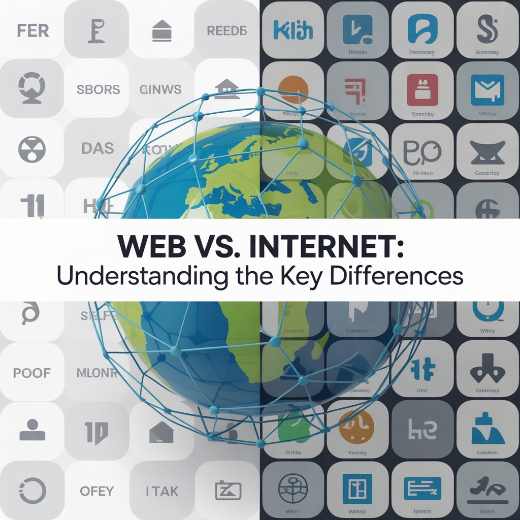 Web vs. Internet: Understanding the Key Differences