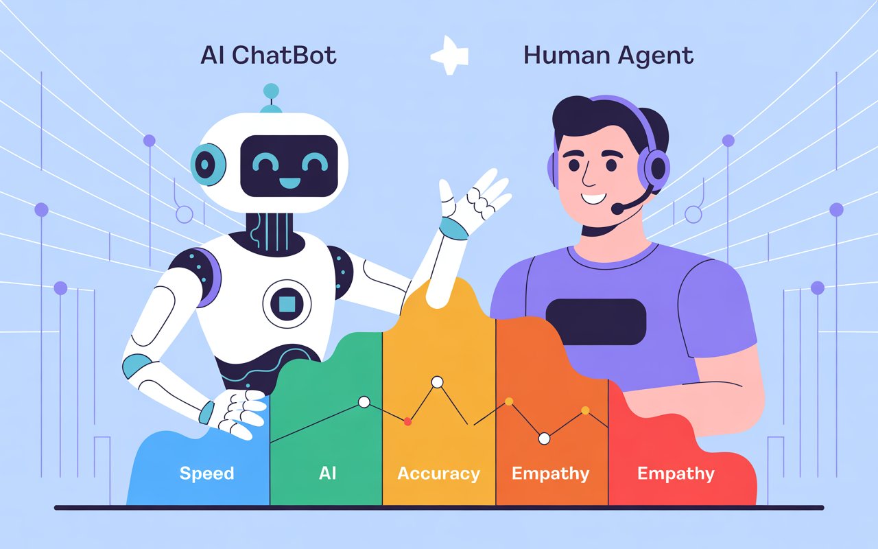 AI Chatbot vs. Human Agent: Who's Winning the Battle?