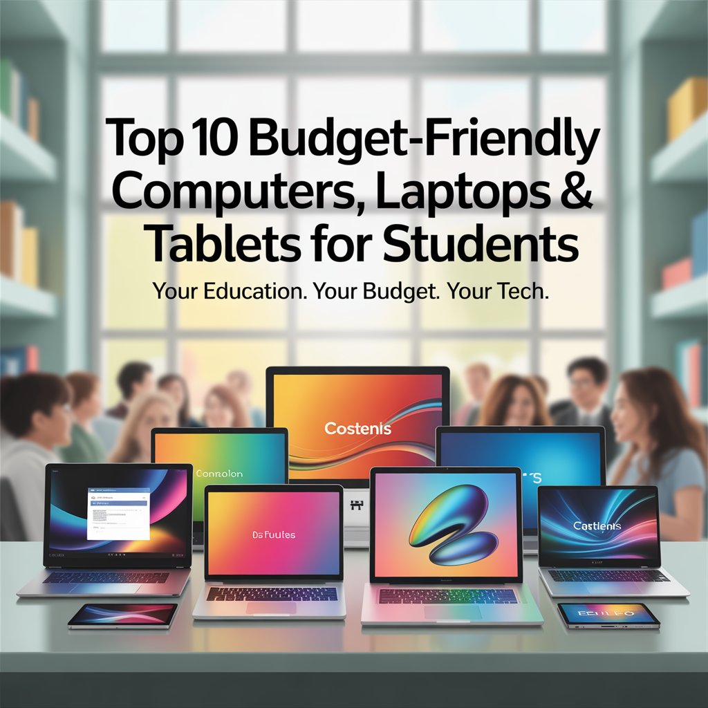 Top 10 Budget-Friendly Computers, Laptops & Tablets for Students