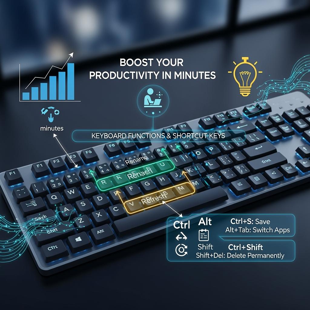 Keyboard Functions & Shortcut Keys: Boost Your Productivity in Minutes