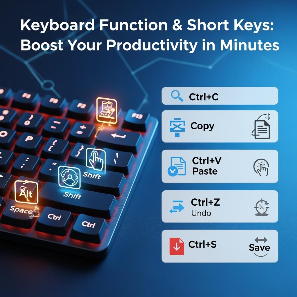Keyboard Functions & Shortcut Keys: Boost Your Productivity in Minutes