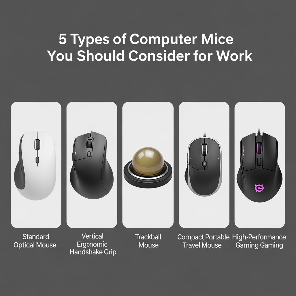 5 Types of Computer Mice You Should Consider for Work