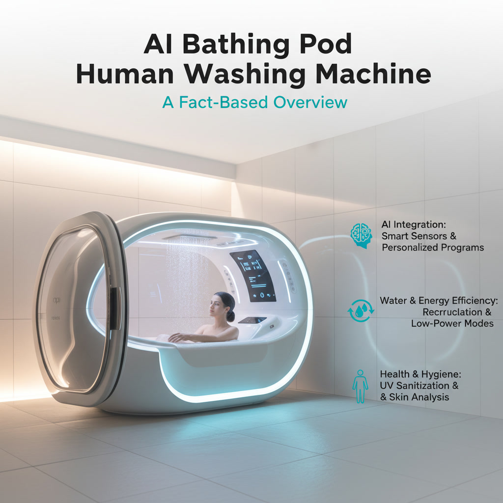 AI Bathing Pod Human Washing Machine: A Fact-Based Overview