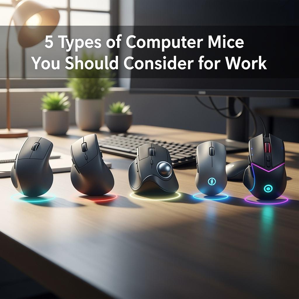 5 Types of Computer Mice You Should Consider for Work